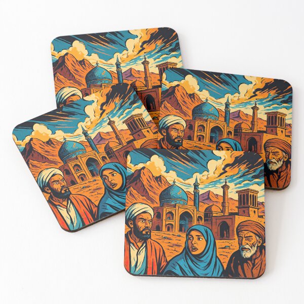 Item preview, Iran landscape | Comics stylCartoone -  designed and sold by ComicsFactory.