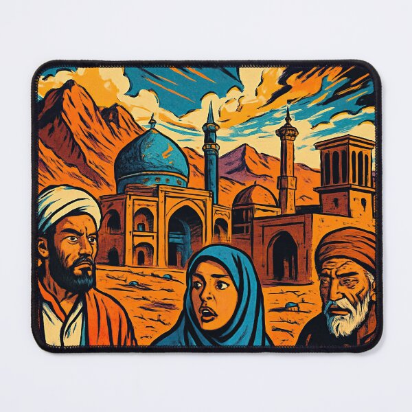 Item preview, Iran landscape | Comics stylCartoone - designed and sold by ComicsFactory.