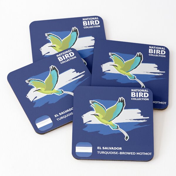 Item preview, National Bird Collection El Salvador Motmot designed and sold by SUPERHERON.