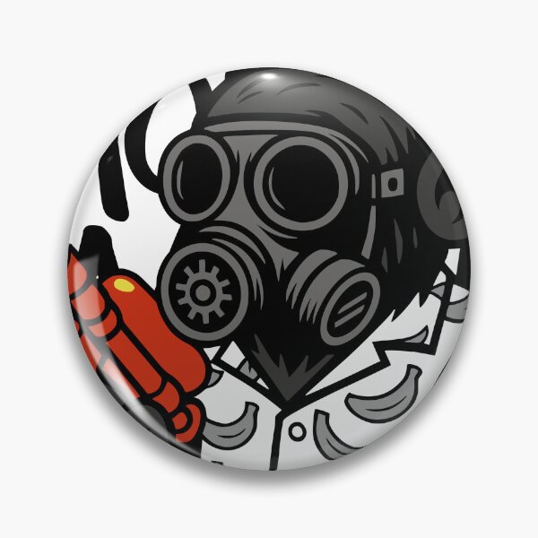 Item preview, MONKEY MARK – Gas Mask Ape designed and sold by DixTartare.