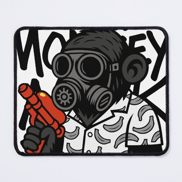Item preview, MONKEY MARK – Gas Mask Ape designed and sold by DixTartare.
