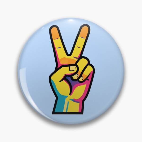 Item preview, Colorful Peace Sign- Bold Street Art Design designed and sold by MartynaKanik.