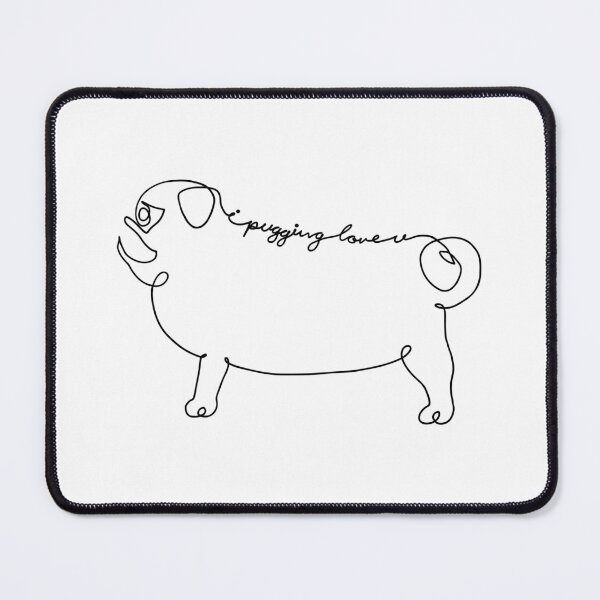 Item preview, I Pugging Love U Pug designed and sold by Huebucket.