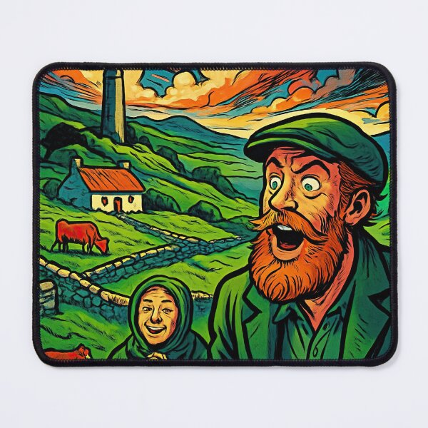 Item preview, Ireland landscape | Comics stylCartoone - designed and sold by ComicsFactory.