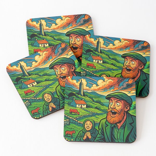 Item preview, Ireland landscape | Comics stylCartoone -  designed and sold by ComicsFactory.