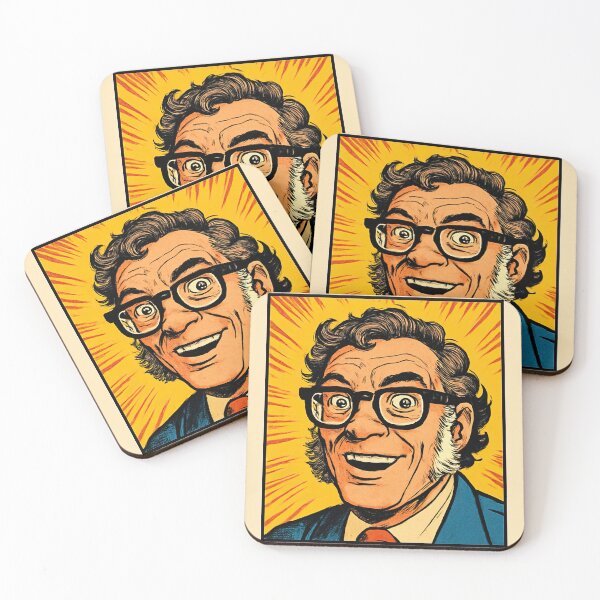 Item preview, Isaac Asimov, author | Comics stylCartoone -  designed and sold by ComicsFactory.