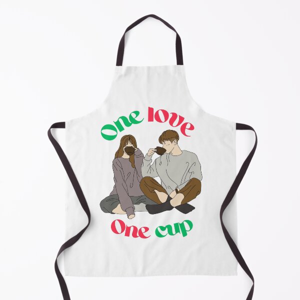 Item preview, Coffee With Love – Cute Couple Drinking Coffee Illustration designed and sold by It's Bro Brand ★ ★ ★ ★ ★.