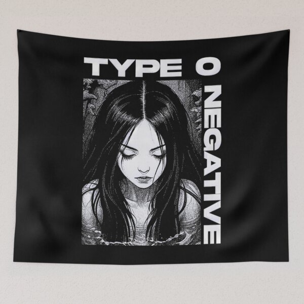Item preview, Type O Negative Band Black And White designed and sold by Cedar-Design.