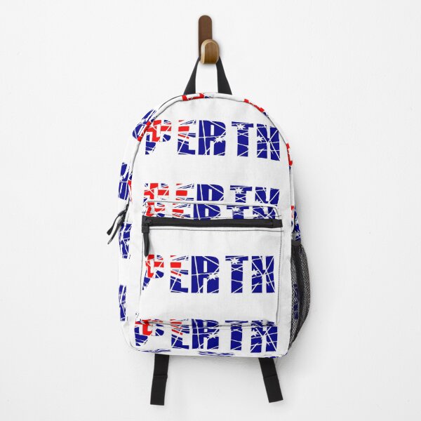 Item preview, PERTH Australia Typography | Australian Flag Distressed Text Design designed and sold by Globalcitytees.