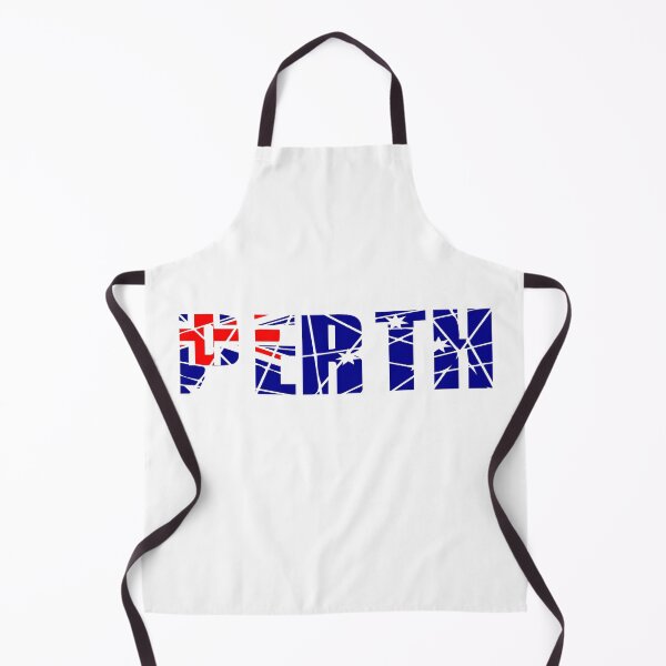 Item preview, PERTH Australia Typography | Australian Flag Distressed Text Design designed and sold by Globalcitytees.