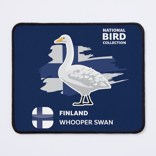 Item preview, National Bird Collection Finland Swan designed and sold by SUPERHERON.
