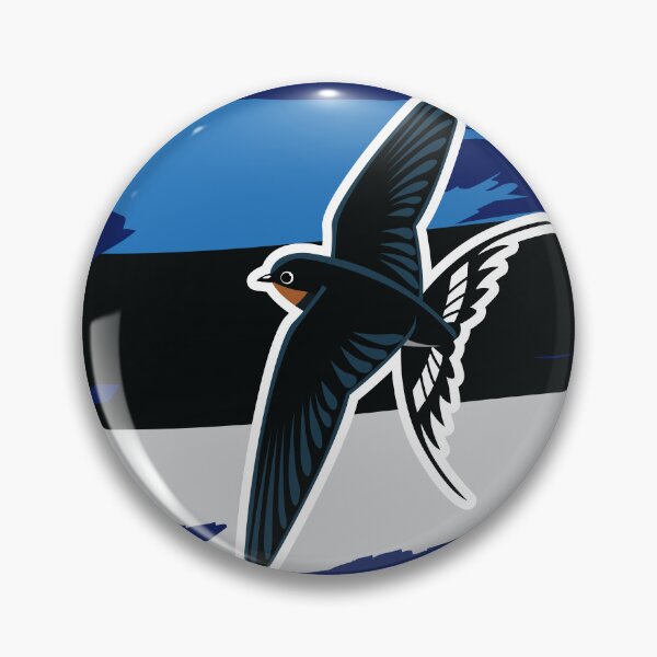 Item preview, National Bird Collection Estonia Swallow designed and sold by SUPERHERON.