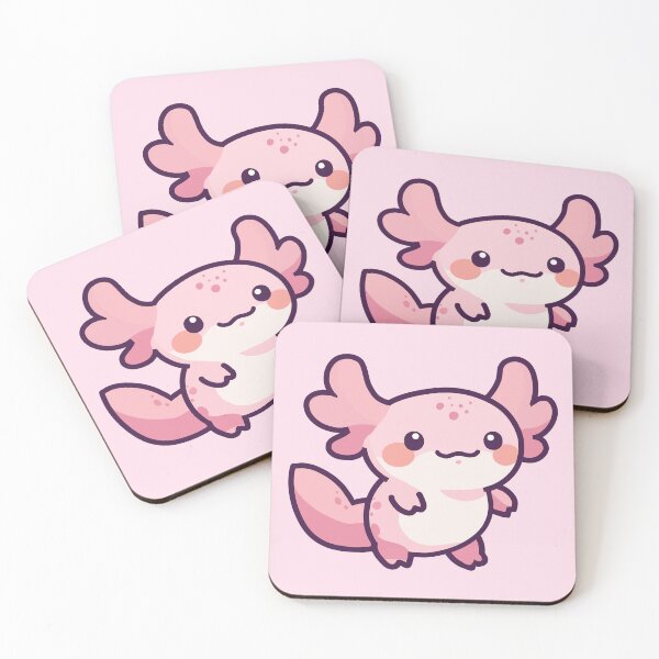 Aperçu de l'œuvre Axolotl mignon et kawaii créée et vendue par MartynaKanik.
