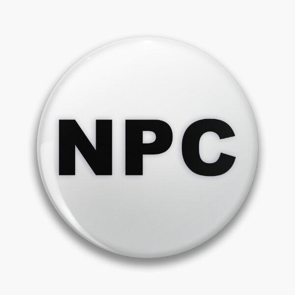 Item preview, NPC — Black Minimal Bold Type Statement designed and sold by WORDPAUSE.