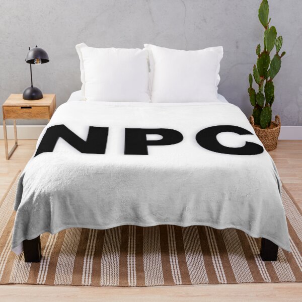 Item preview, NPC — Black Minimal Bold Type Statement designed and sold by WORDPAUSE.