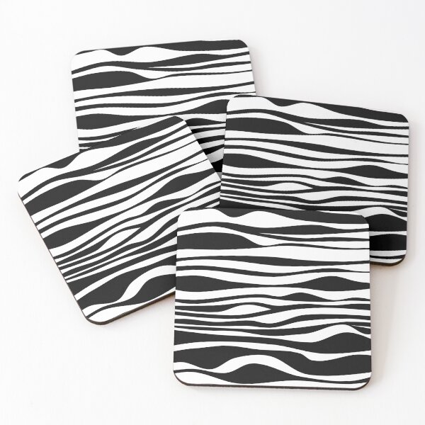 Item preview, Psychedelic sixties lines flowing horizontal stripes pattern designed and sold by Luzi Illustrella.