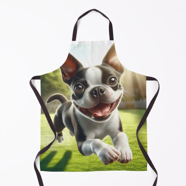 Item preview, cute boston bouncy terrier designed and sold by Dogandesighn.
