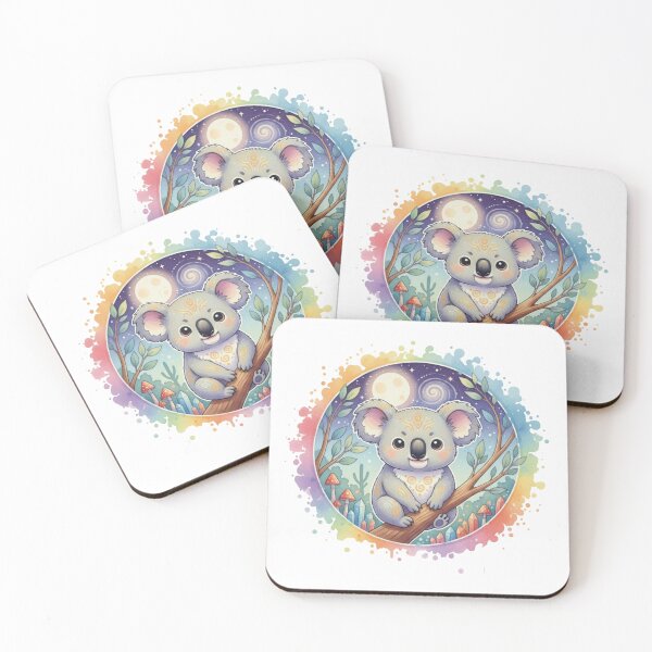 Item preview, Cute Koala Moon - Cute Spirit Moon Art designed and sold by Magic  House.