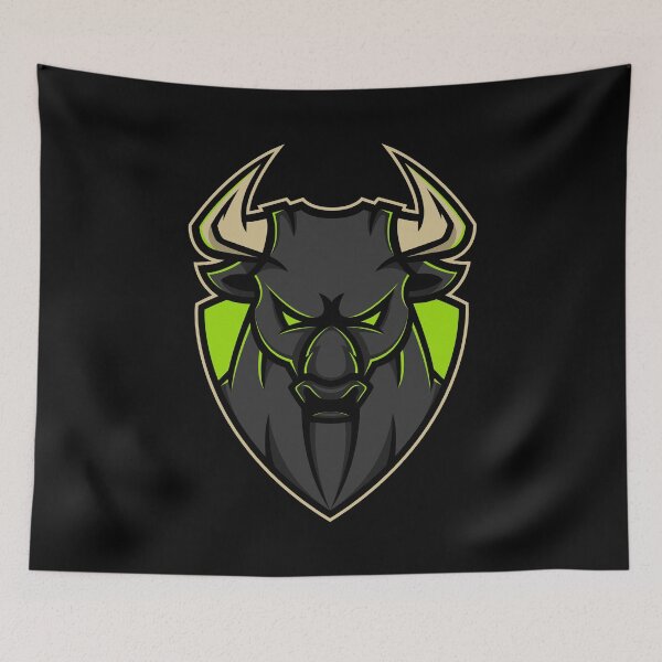 Item preview, Fierce Bull Esports Mascot Logo designed and sold by Oblique21.