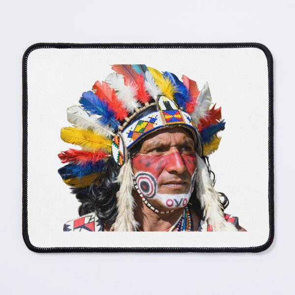 Item preview, Native American Chief Portrait – Spirit of the Warrior designed and sold by ArthurShu.