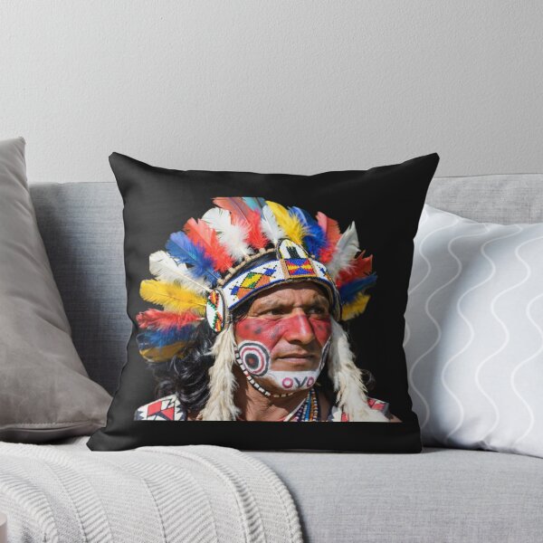 Item preview, Native American Chief Portrait – Spirit of the Warrior designed and sold by ArthurShu.