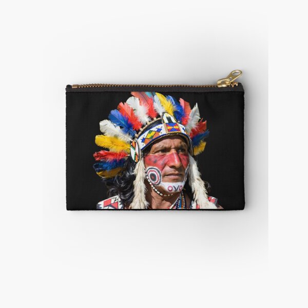 Item preview, Native American Chief Portrait – Spirit of the Warrior designed and sold by ArthurShu.