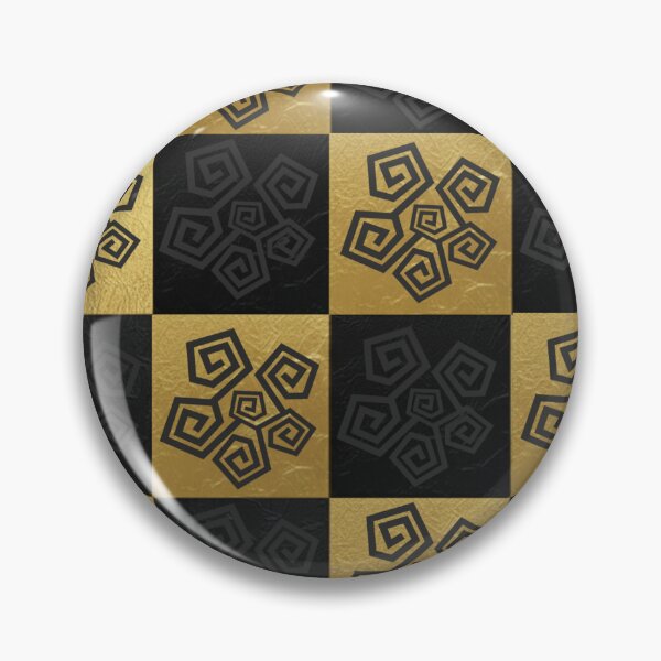 Item preview, Gold Black Spiral Checkerboard Pattern - Luxury Geometric Design designed and sold by Italian Ink Studio.