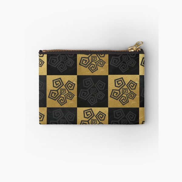 Item preview, Gold Black Spiral Checkerboard Pattern - Luxury Geometric Design designed and sold by Italian Ink Studio.