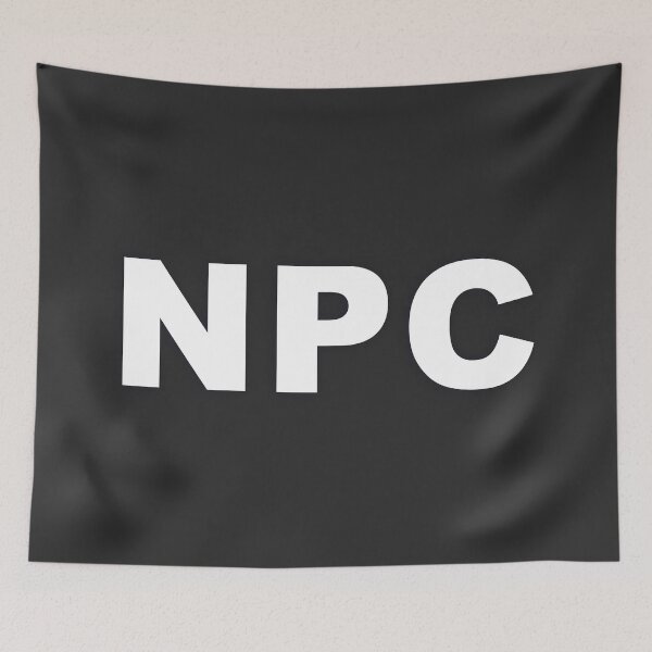 Item preview, NPC — White Minimal Bold Type Statement designed and sold by WORDPAUSE.