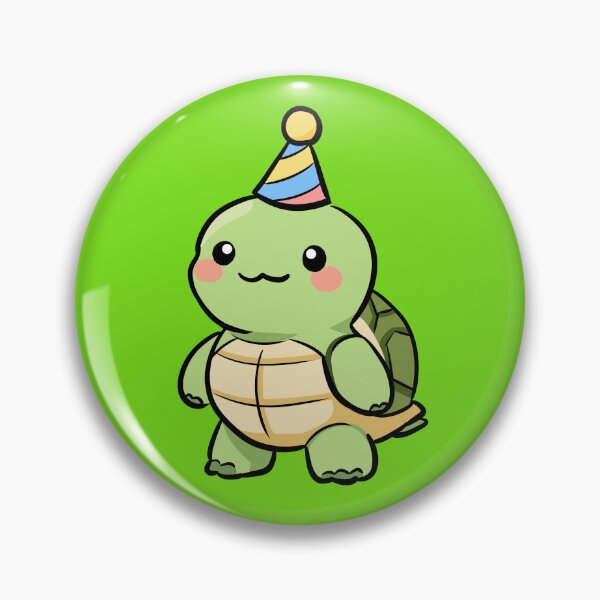 Item preview, Kawaii Turtle - Birthday Hat  designed and sold by MartynaKanik.