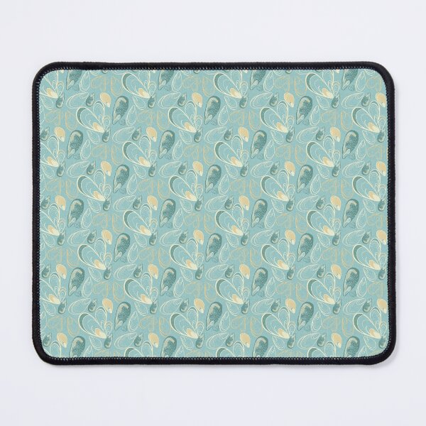 Item preview, Maximalist Mussels in deep duck egg designed and sold by LisaLeQuelenec.