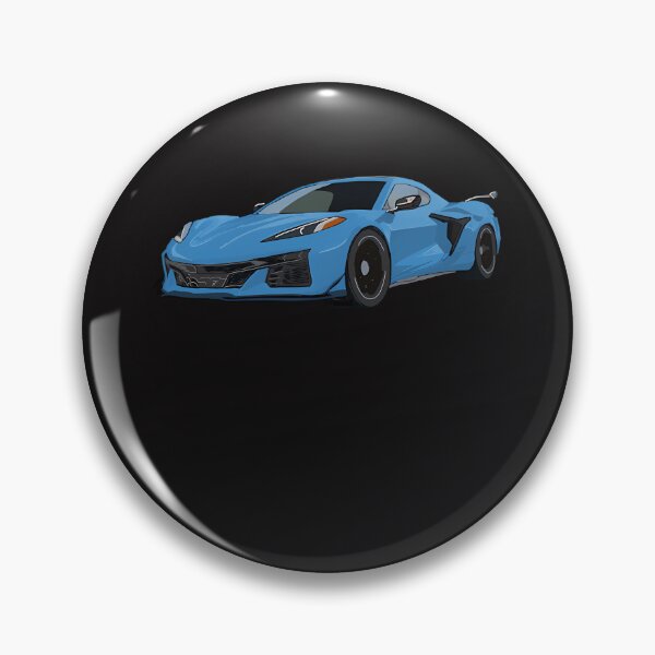 Item preview, Hand Drawn Rapid Blue Sports Car C8 2020 2025 designed and sold by Designs That Speak ✨.