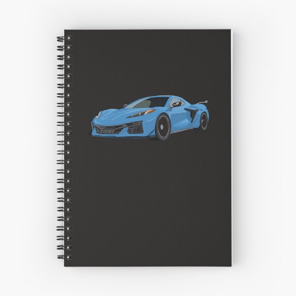 Item preview, Hand Drawn Rapid Blue Sports Car C8 2020 2025 designed and sold by Designs That Speak ✨.