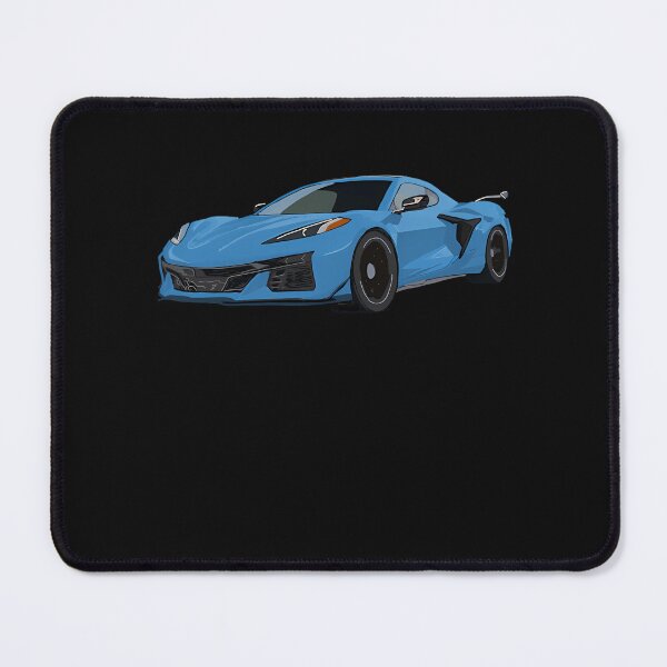 Item preview, Hand Drawn Rapid Blue Sports Car C8 2020 2025 designed and sold by Designs That Speak ✨.