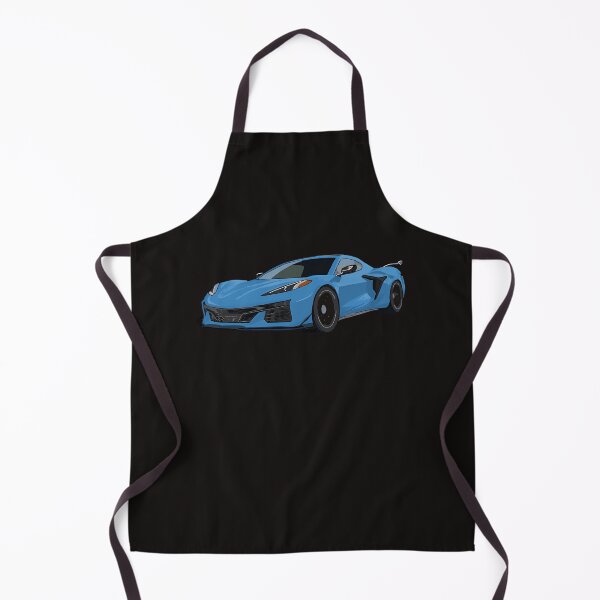 Item preview, Hand Drawn Rapid Blue Sports Car C8 2020 2025 designed and sold by Designs That Speak ✨.