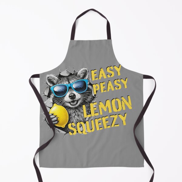 Item preview, Easy Peasy Lemon Squeezy Raccoon Mixed Media designed and sold by CreareAT.