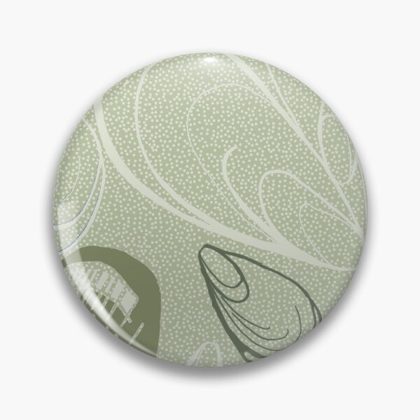 Item preview, Maximalist Mussels in soft sea sage green designed and sold by LisaLeQuelenec.