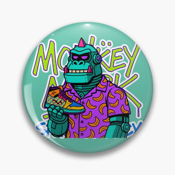 Item preview, MONKEY MARK – Robot Ape Sneaker Style designed and sold by DixTartare.
