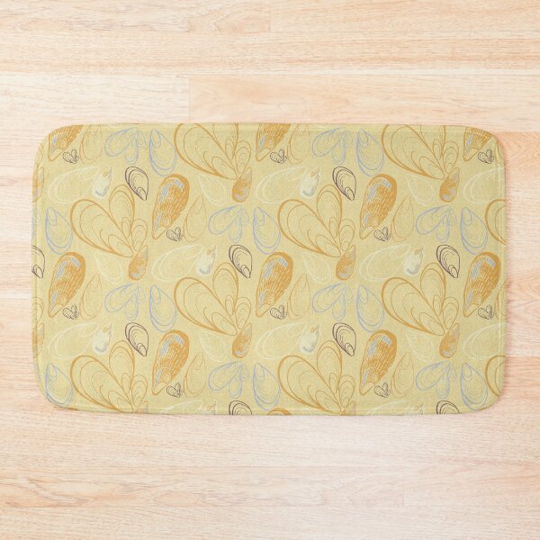 Item preview, Maximalist Mussels in Golden Yellow designed and sold by LisaLeQuelenec.