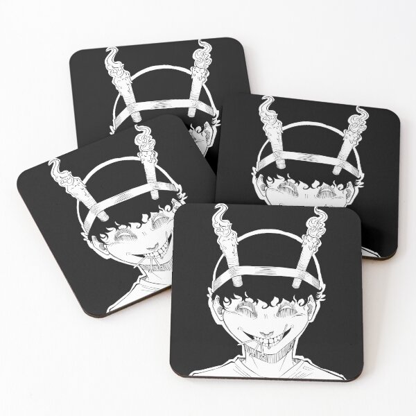 Item preview, Manga Horror Candlehead - black background designed and sold by Kimoon Art Store.