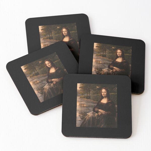 Item preview, Mona Lisa Golden Hour After Rain Art Apparel designed and sold by najaks.