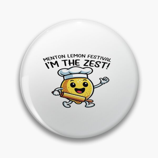 Item preview, Menton Lemon Festival I’m The Zest Cute Lemon Chef Funny Citrus Lover T-Shirt & Sticker designed and sold by Sushikidsntod.