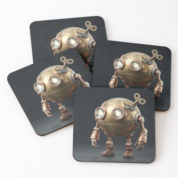Item preview, Little Steamy - 3D Steampunk Robot Toy designed and sold by Neon Nature Studio.