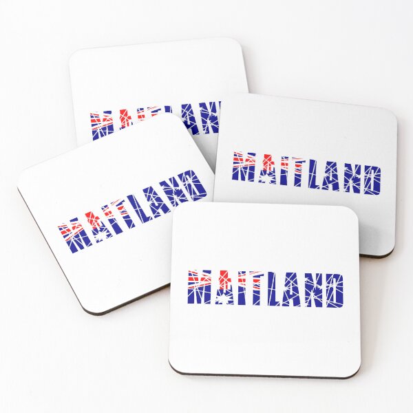Item preview, MAITLAND Australia Typography | Australian Flag Distressed Text Design designed and sold by Globalcitytees.
