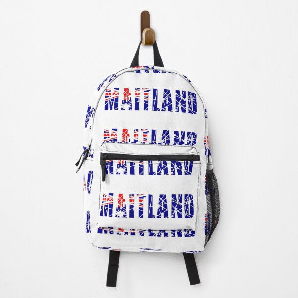 Item preview, MAITLAND Australia Typography | Australian Flag Distressed Text Design designed and sold by Globalcitytees.