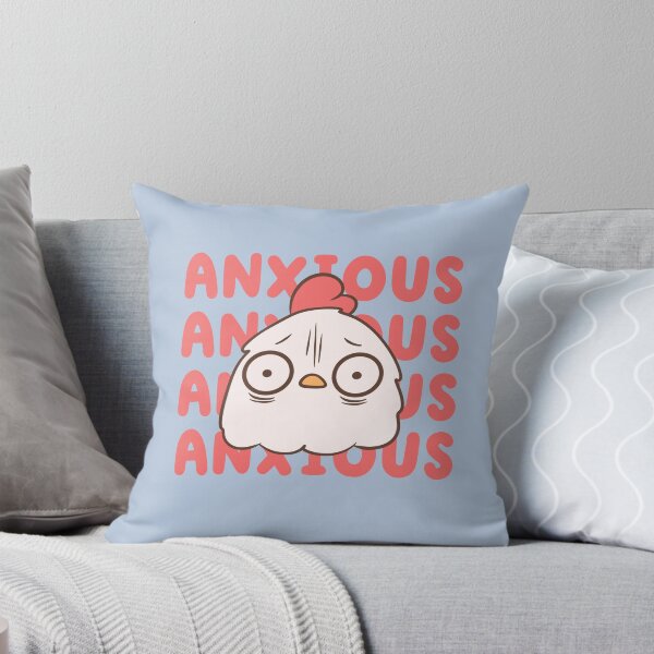 Item preview, anxious chicken designed and sold by kaybowzie.