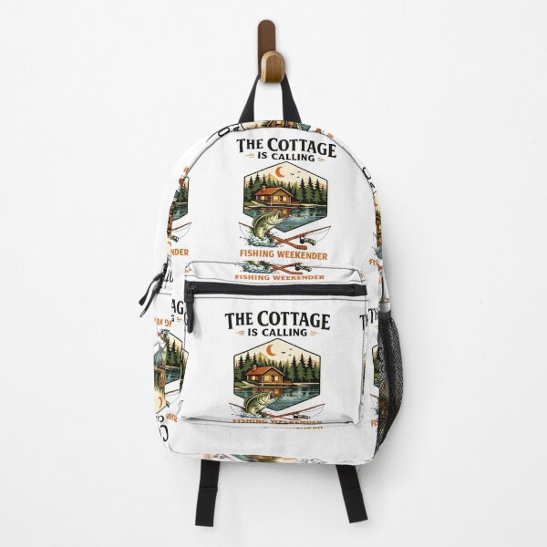 Item preview, The Cottage Is Calling Funny Fishing Weekend Vibes designed and sold by Pawsome Quotes.