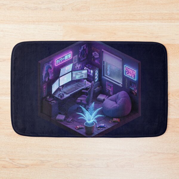 Item preview, Neon Gamer Nook - 3D Isometric Room designed and sold by Neon Nature Studio.