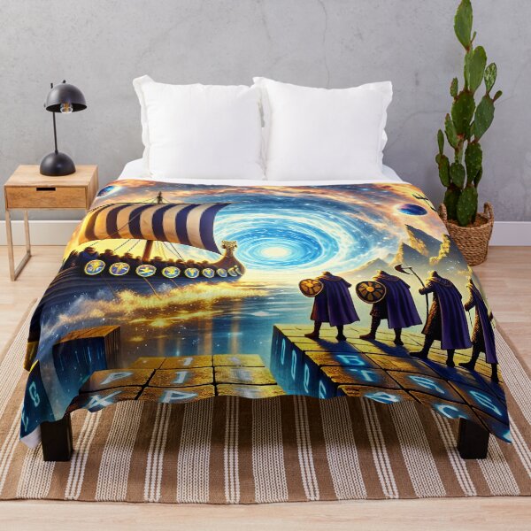 Item preview, Viking Warrior – Voyage Into the Void Art designed and sold by EASNFTCOL.