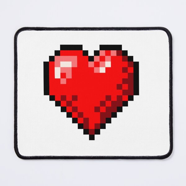 Item preview, Retro Pixel Art Red Heart  designed and sold by OneToTee.